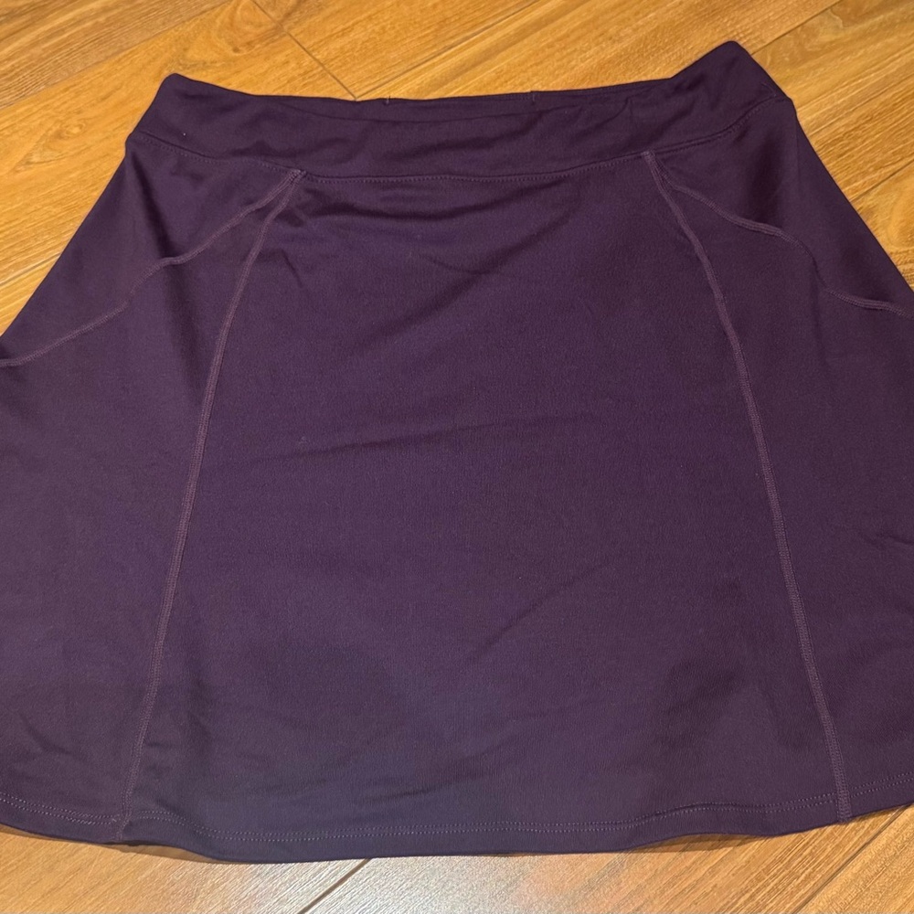 Title Nine Deep Purple A-Line Skirt - Size Medium